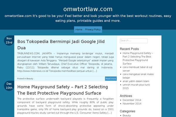 omwtortlaw.com site used Blue River