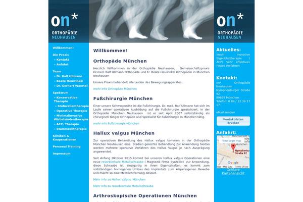 on-orthopaedie.de site used On-ortho