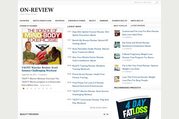 Weekly theme site design template sample