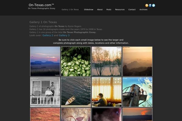 Gdgallery theme site design template sample