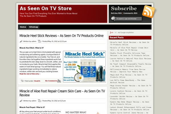 ModXBlog theme site design template sample