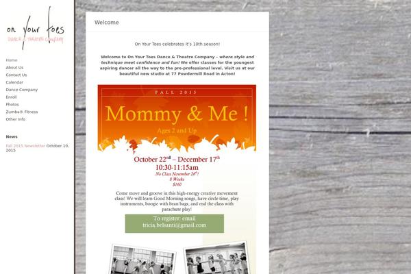 Ink theme site design template sample