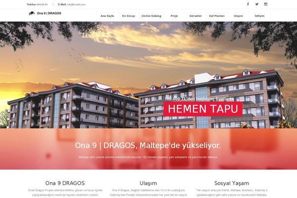 Inspira theme site design template sample