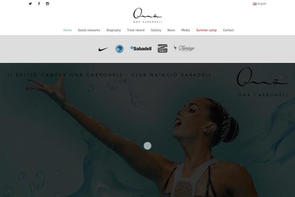 Cardinal theme site design template sample