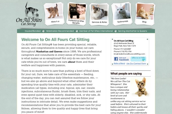 onallfours theme websites examples