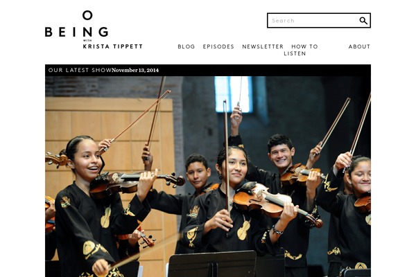 onbeing.org site used On-being-theme