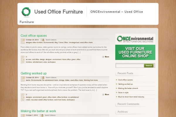 once-used-office-furniture.co.uk site used NatureFox