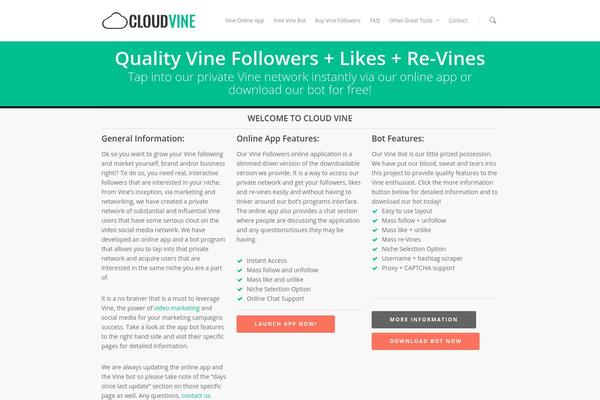 Salient theme site design template sample