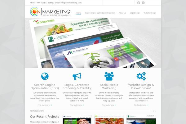 iBusiness theme site design template sample