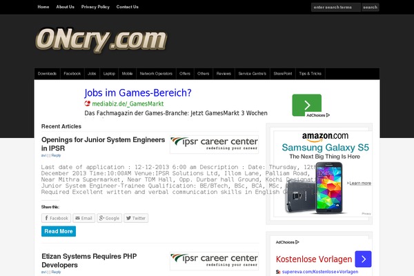 oncry.com site used WP-Prosper v2.04