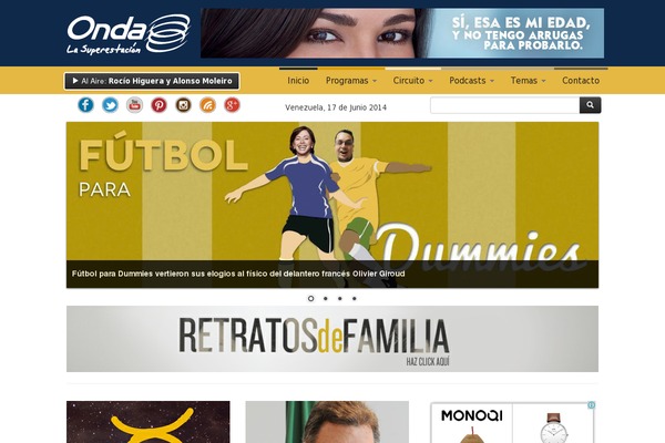 Site using Td-standard-pack plugin