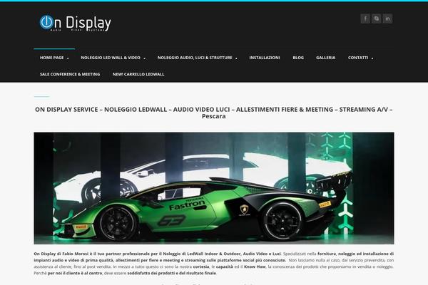 Gravity theme site design template sample