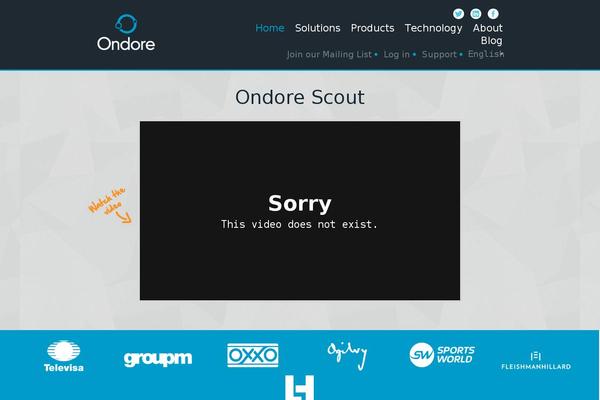 ondore.com site used Ondore