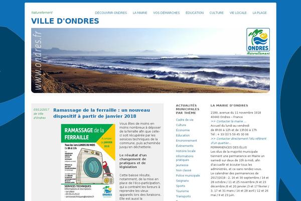 Site using Custom Sidebars plugin