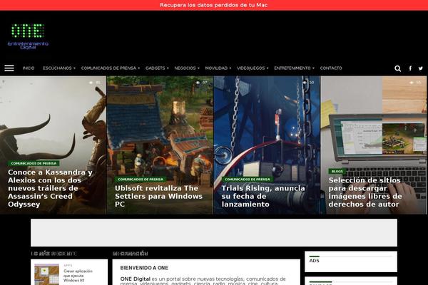 one-digital.com.mx site used Curated