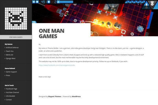Origin theme site design template sample