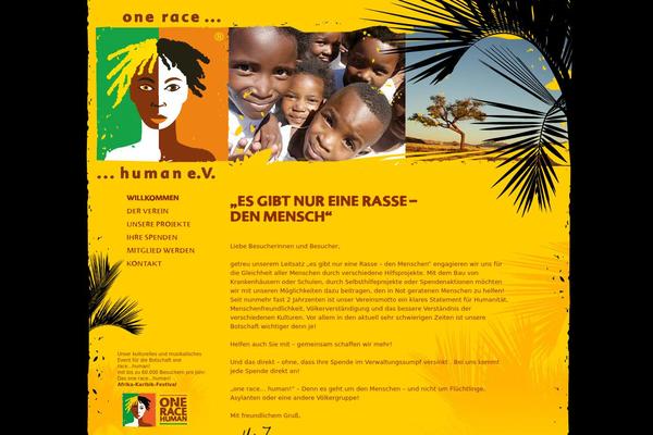 one-race-human.de site used Oneracehuman