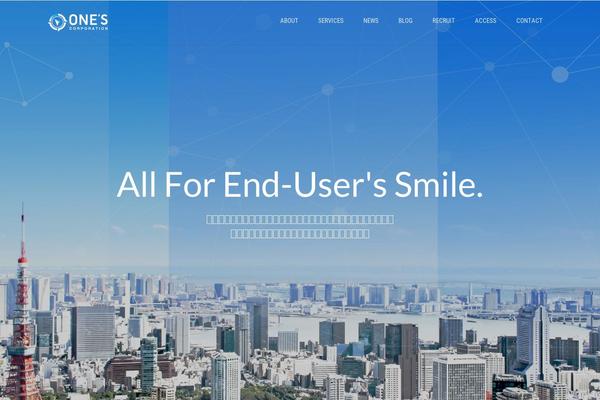 TheFox theme site design template sample