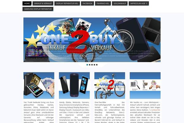 Parabola theme site design template sample