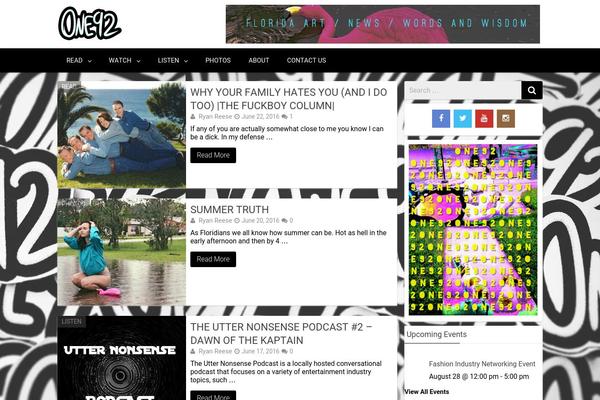 Smart Magazine theme site design template sample