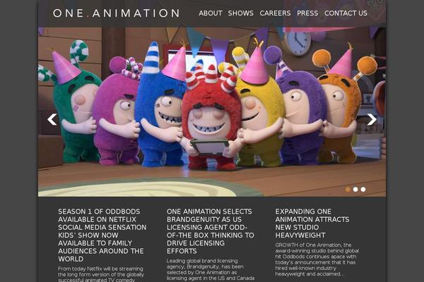 One theme site design template sample