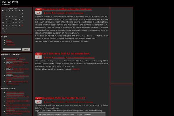 onebadpixel.com site used Obp
