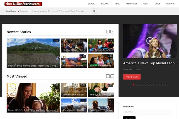 Truemag theme site design template sample