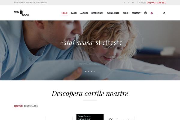 Booklovers theme site design template sample