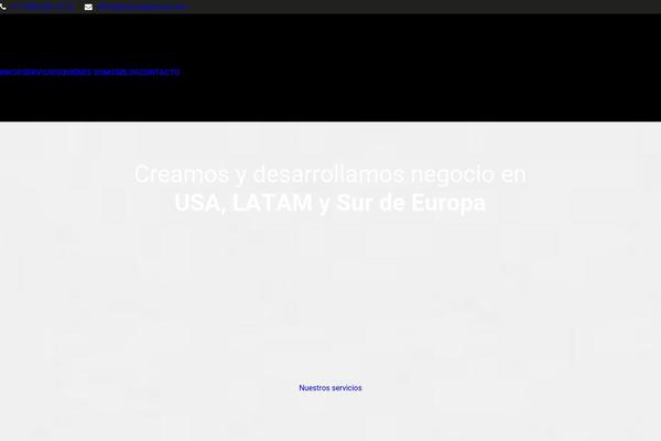 Total theme site design template sample