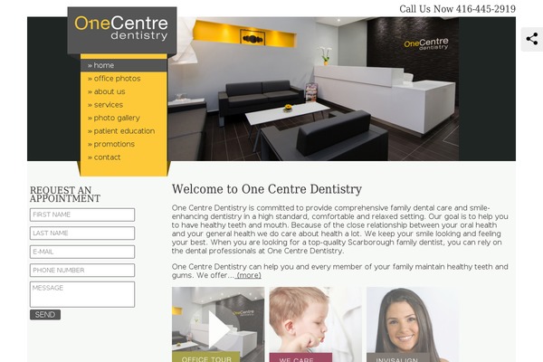 onecentredentistry.com site used Onecentre