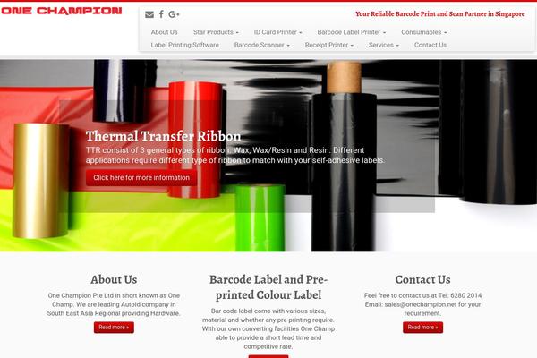 Customizr theme site design template sample