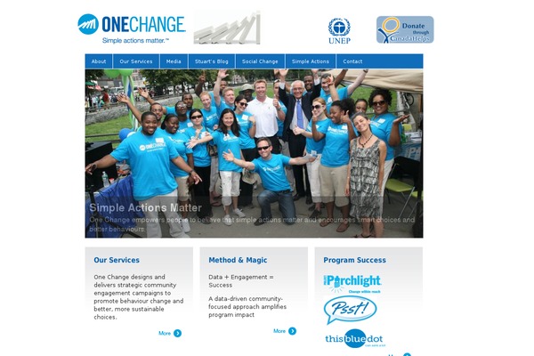 onechange.org site used Onechange