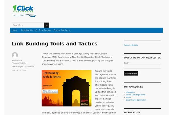Site using WP Social Sharing plugin