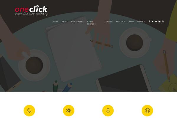 Site using Candy Social Widget plugin