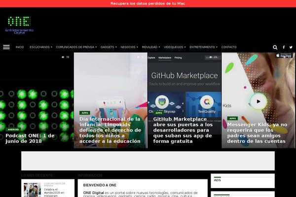 Curated theme site design template sample