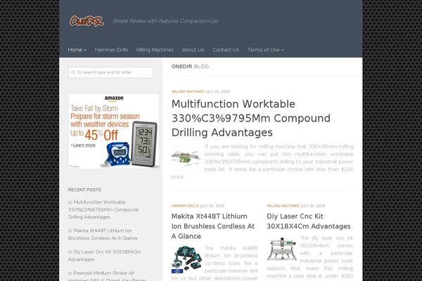 Minimal theme site design template sample
