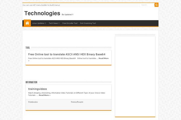 Sahifa theme site design template sample