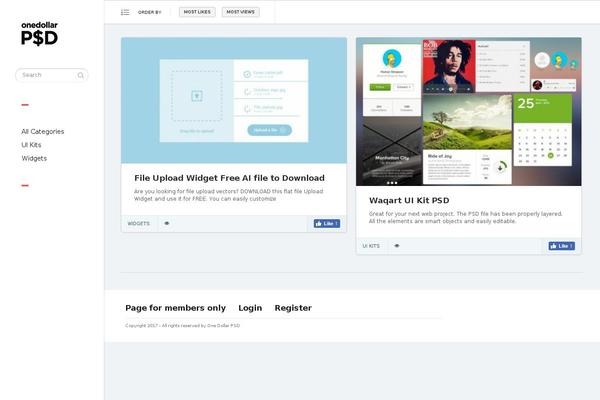 Site using Zilla-social plugin