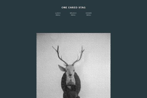 oneearedstag.com site used Pique