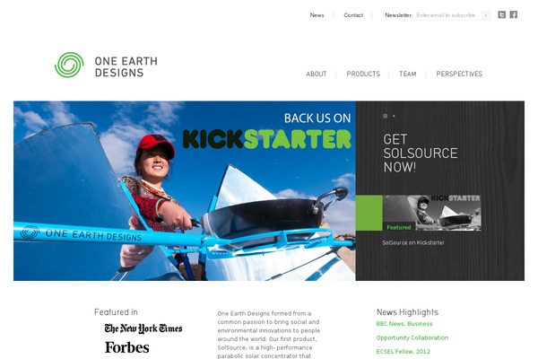 oneearthdesigns.org site used Oneearth