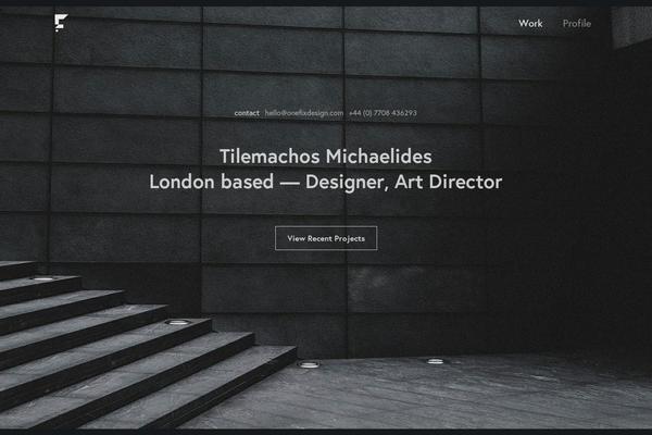 Semplice theme site design template sample
