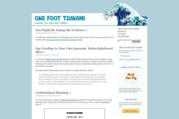 onefoottsunami.com site used Ofttheme