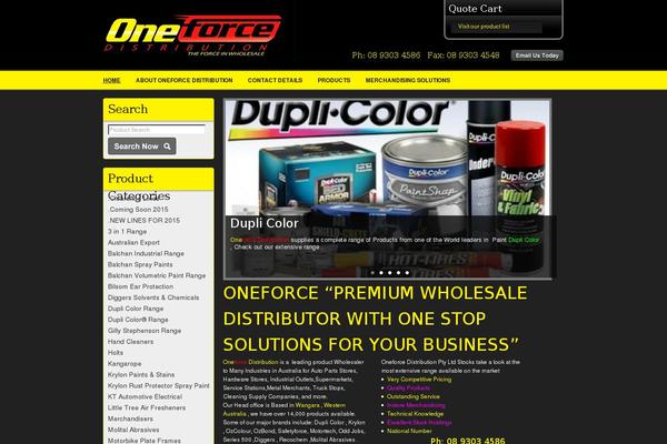 Titan theme site design template sample