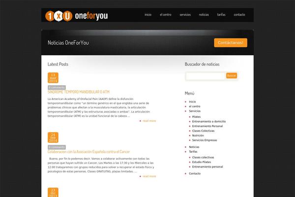 oneforyou.es site used Power-gym