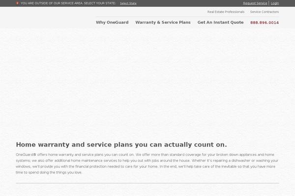 oneguardhomewarranty.com site used Zionandzion