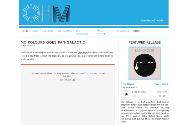 Site using GigPress plugin