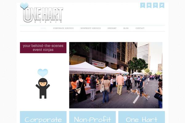 Blossom theme site design template sample