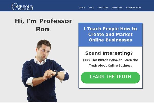 onehourprofessor.com site used Thrive-child