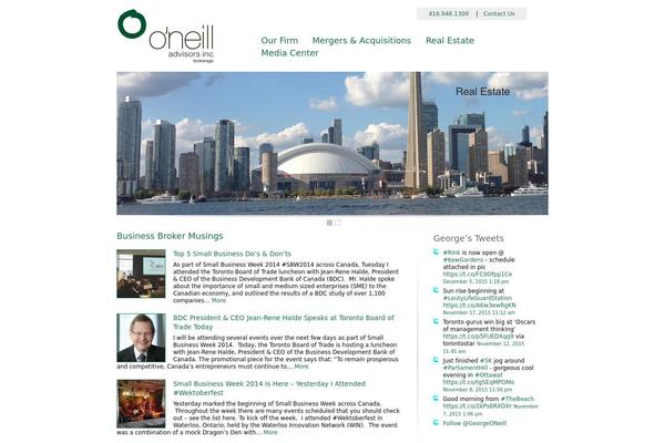 AgentPress theme site design template sample