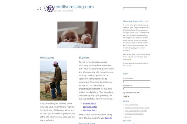 oneillscrossing.com site used Carrington Text